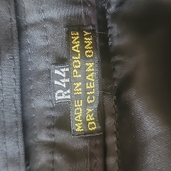 KUPPENHEIMER black trench coat wool lining size R44 belted rain and stain repell - Picture 14 of 15